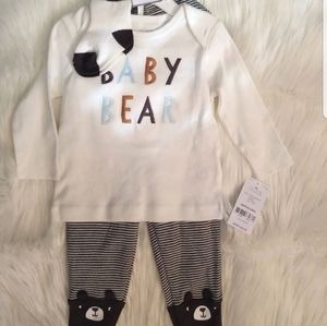 New Carter's 6M 4 piece Baby Bear outfit